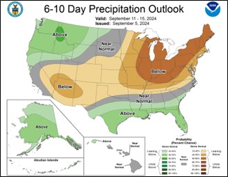 NOAA 6-10 day precipitation outlook